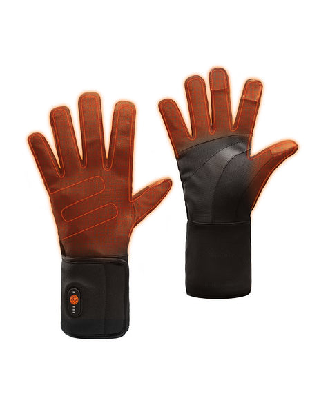 Free Country Men's Lightweight Touchscreen Compatible Non-Slip Grip Gloves  (Black, L/XL)