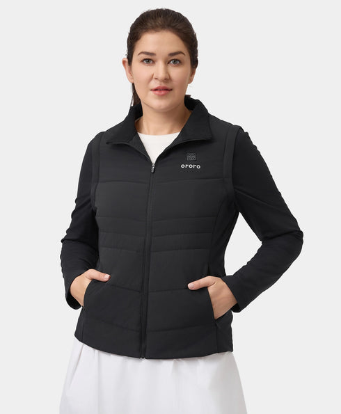 Turnberry Women's Heated Golf Jacket with Zip-off Sleeves