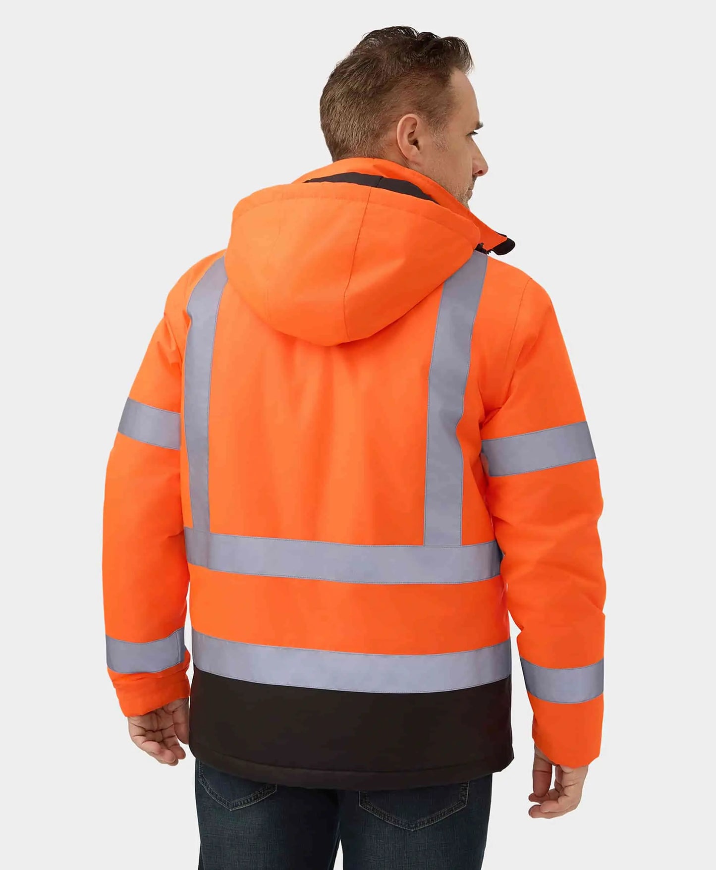 Men's 4-Zone Heated High-Visibility Jacket