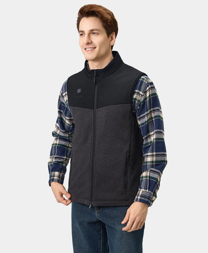 Augusta Men's Heated Sweater Fleece Vest