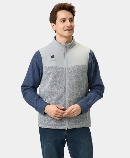 Augusta Men's Heated Sweater Fleece Vest