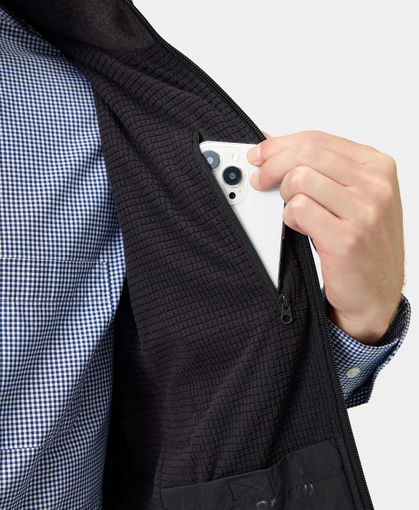 Chest Pocket with Zipper