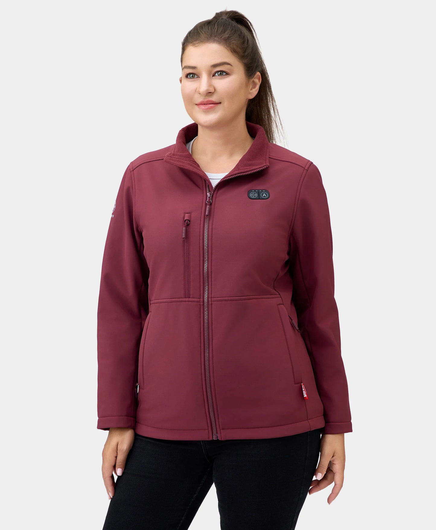 SureWarm® Women's 6-Zone Dual-Control Heated Softshell Jacket