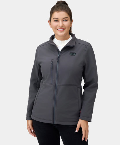 SureWarm® Women's 6-Zone Dual-Control Heated Softshell Jacket