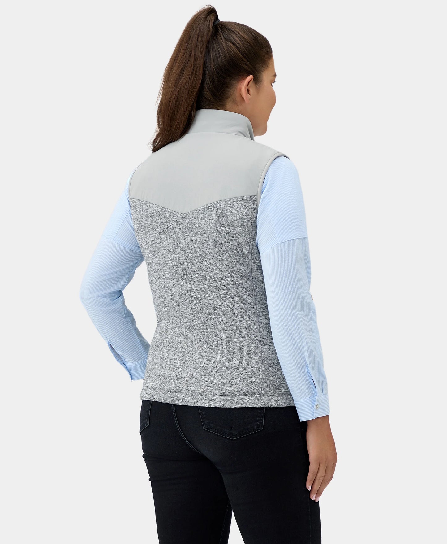 Augusta Women's Sweater Heated Fleece Vest