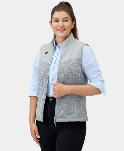 Augusta Women's Heated Sweater Fleece Vest