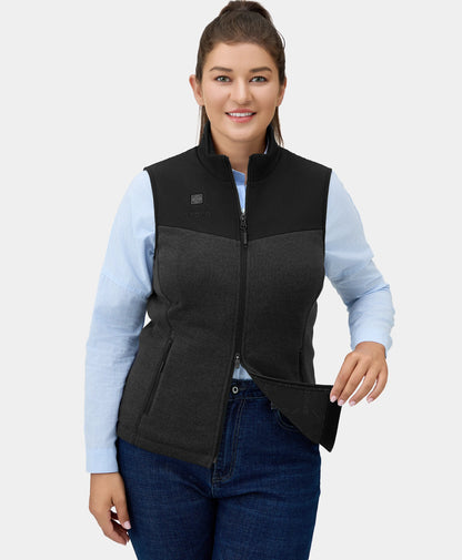 Augusta Women's Heated Sweater Fleece Vest