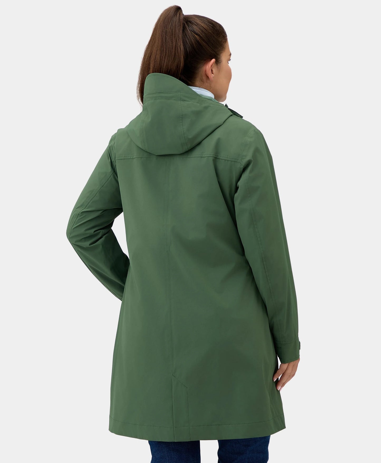 Downtown Women's Heated Rain Trench