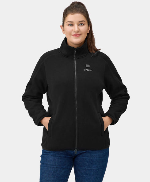 Florence Women's Heated Fleece Jacket ,view 1