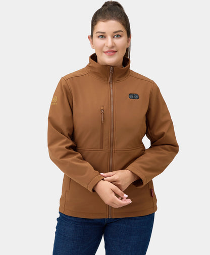 SureWarm® Women's 6-Zone Dual-Control Heated Softshell Jacket