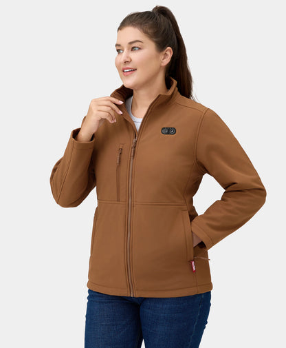 SureWarm® Women's 6-Zone Dual-Control Heated Softshell Jacket