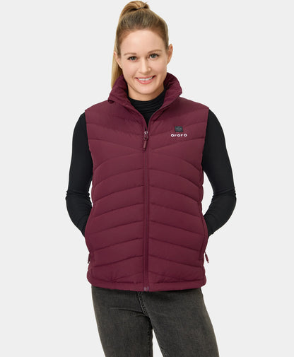 Women's Heated Lightweight Down Vest 