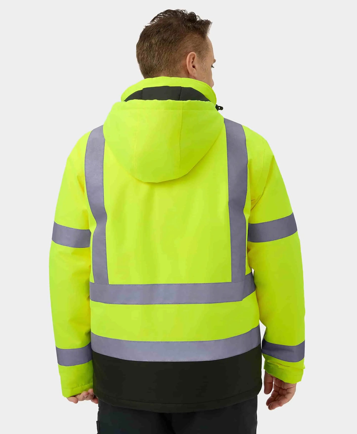 Men's 4-Zone Heated High-Visibility Jacket