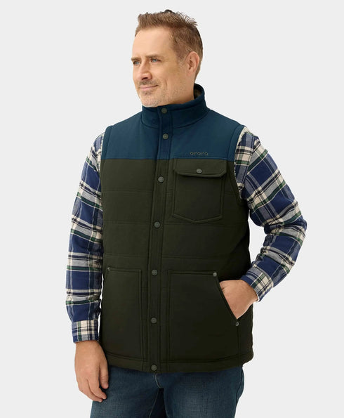 Men's 4-Zone Heated Sherpa Lined Vest ,view 1