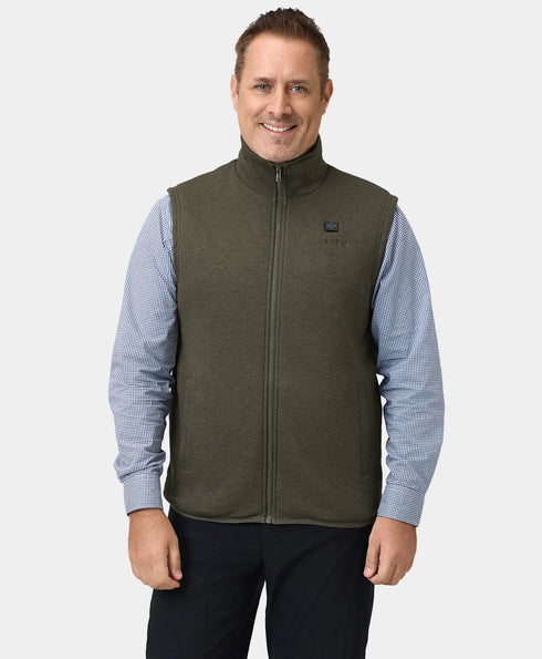 Men's Heated Fleece Vest ,view 1