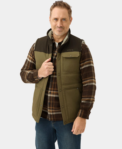 Men's 4-Zone Heated Sherpa Lined Vest