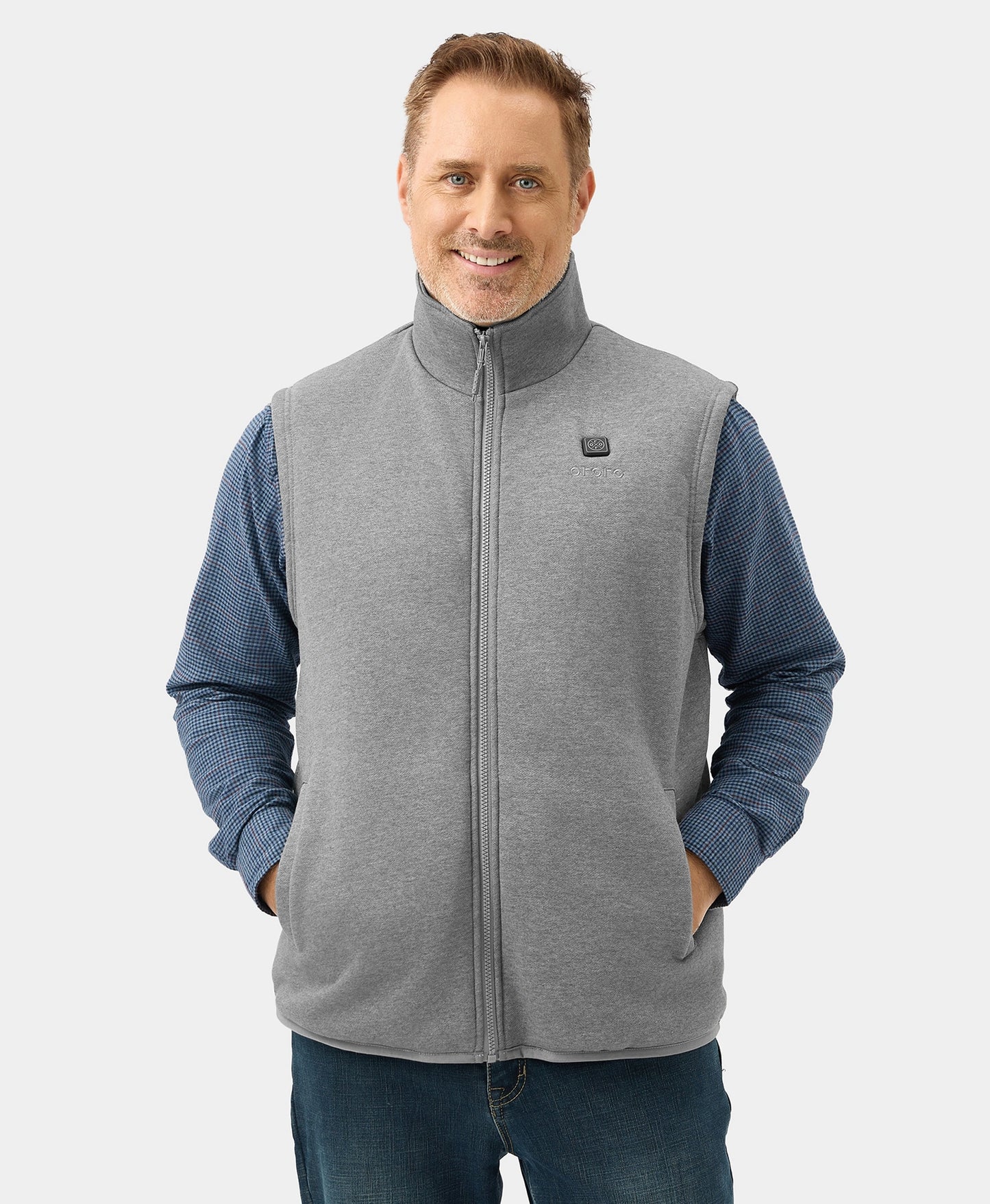 Men's Heated Fleece Vest