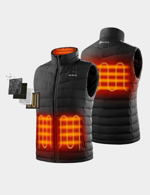 Four Heating Zones: left & right pocket, collar, upper back view 2