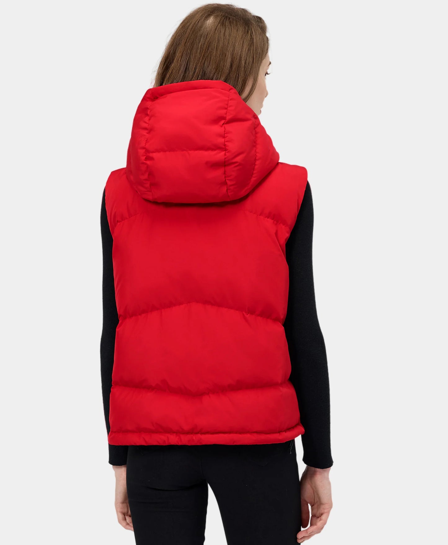  Women's Hooded Puffer Down Vest