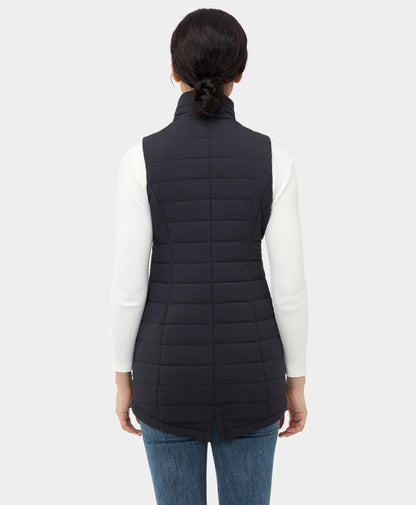 Women Heated Long Puffer Vest