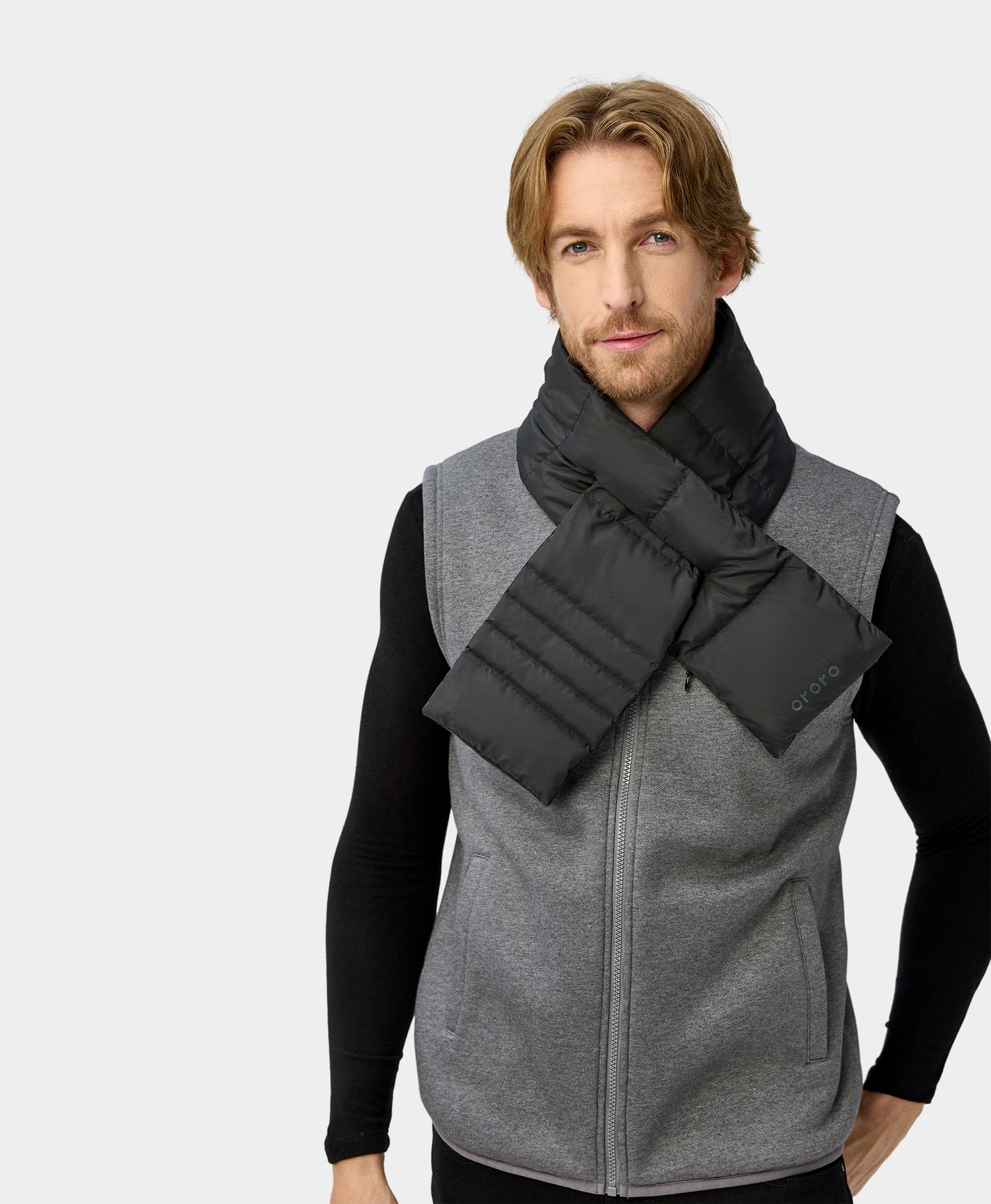 Unisex Heated Puffer Down Scarf