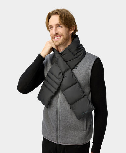 Unisex Heated Puffer Down Scarf - Long