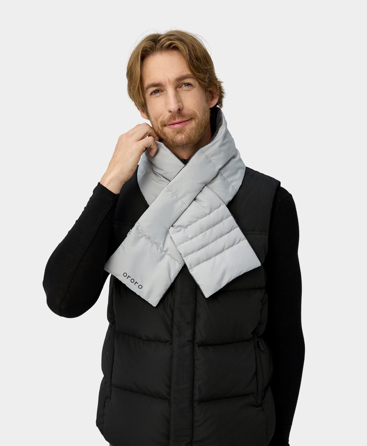 Unisex Heated Puffer Down Scarf