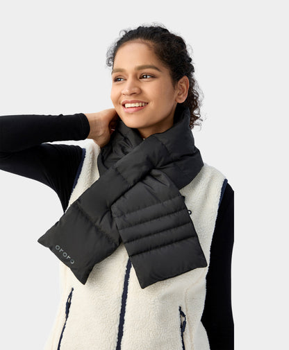 Unisex Heated Puffer Down Scarf