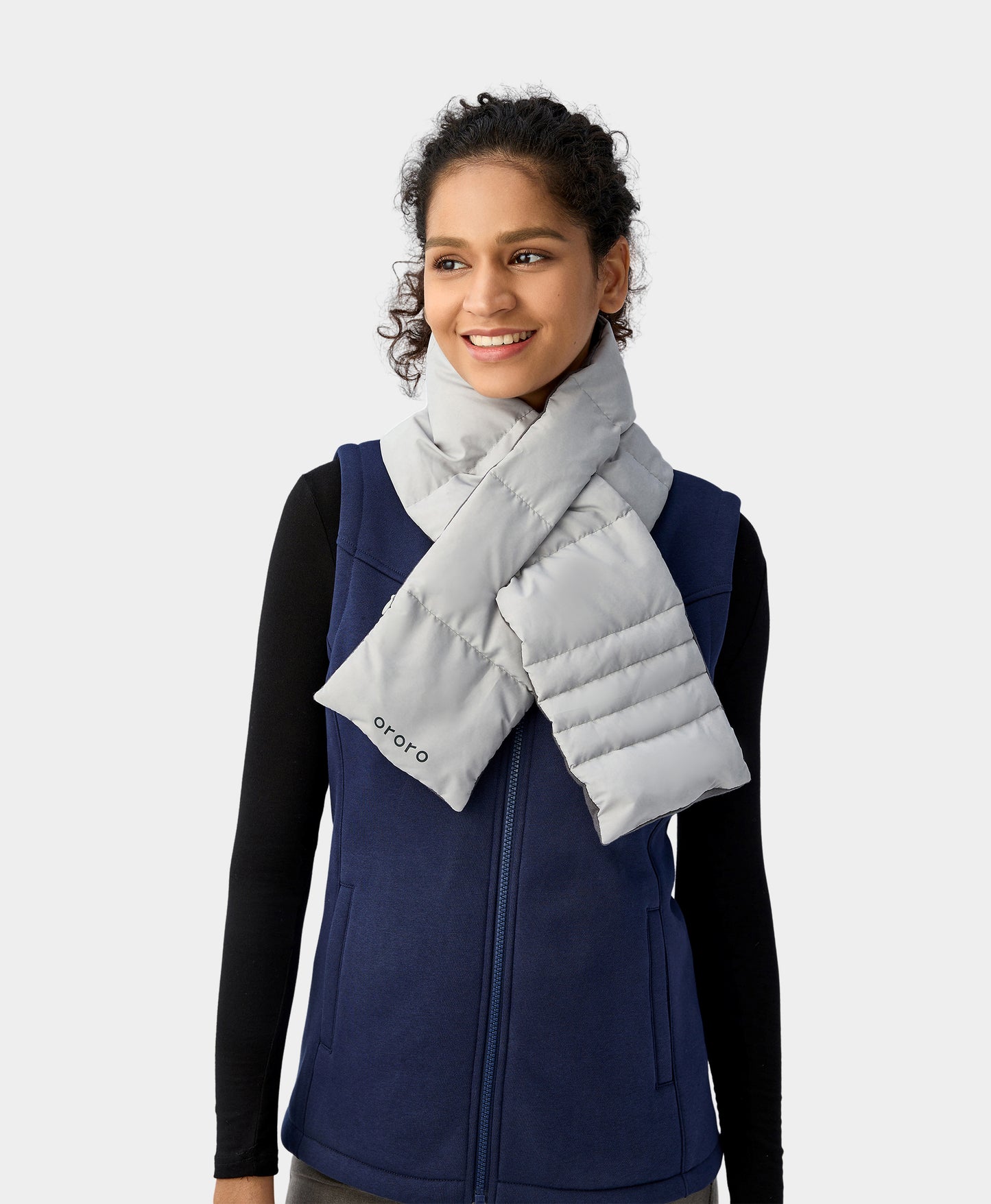 Unisex Heated Puffer Down Scarf