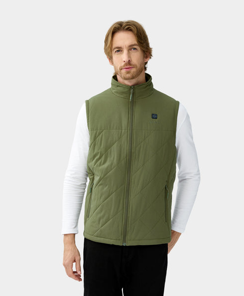 Men Heated Quilted Vest view 2