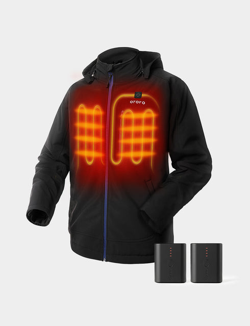 Men's Classic Heated Jacket & Extra Mini 5K Battery