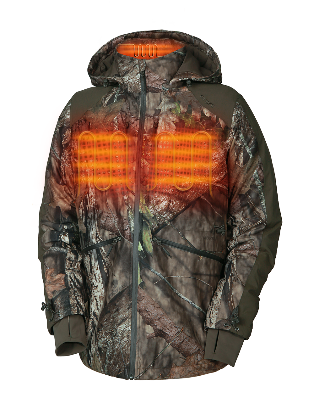 Camo heated coat best sale