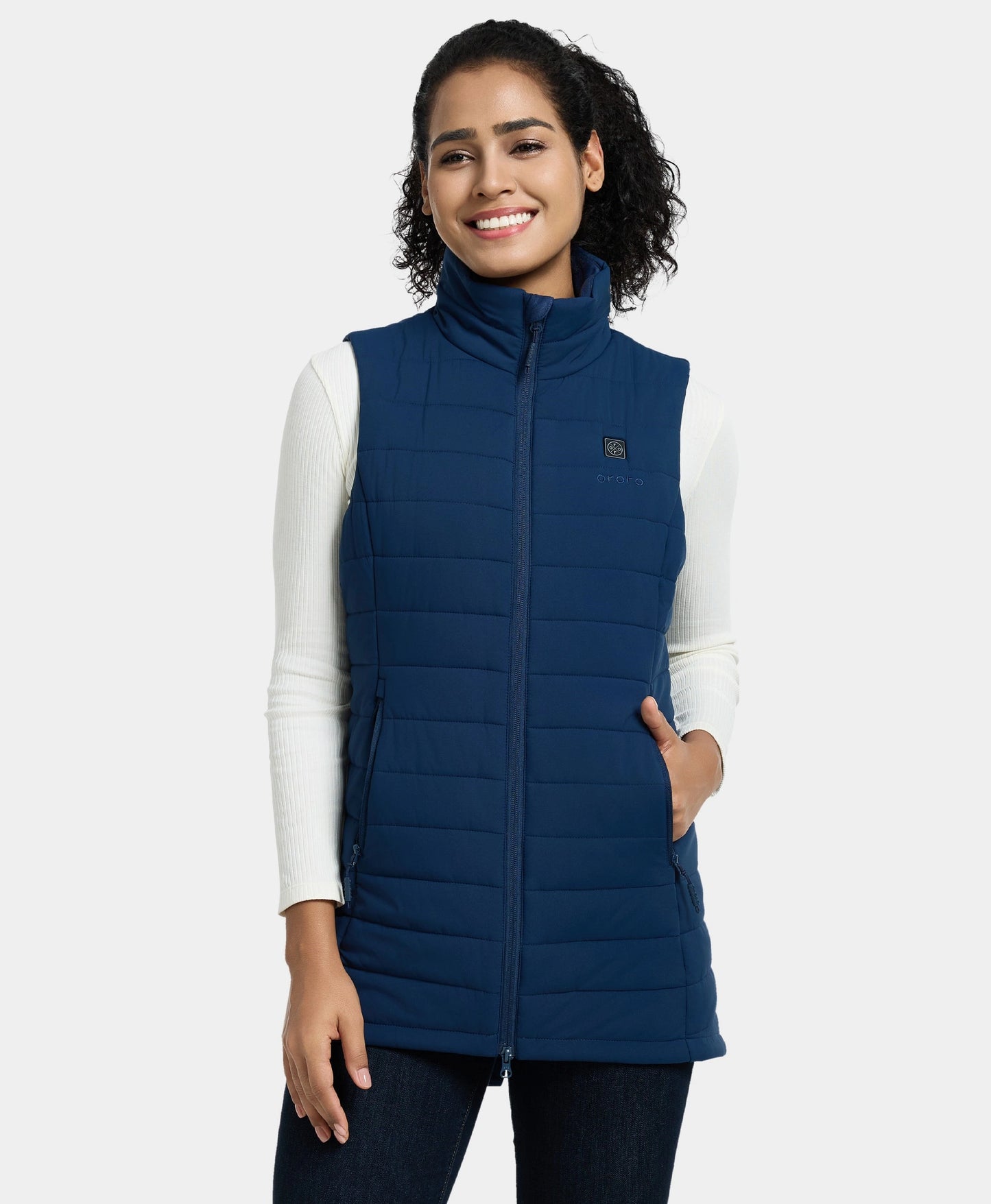 "Tribeca" Women's Heated Long Puffer Vest