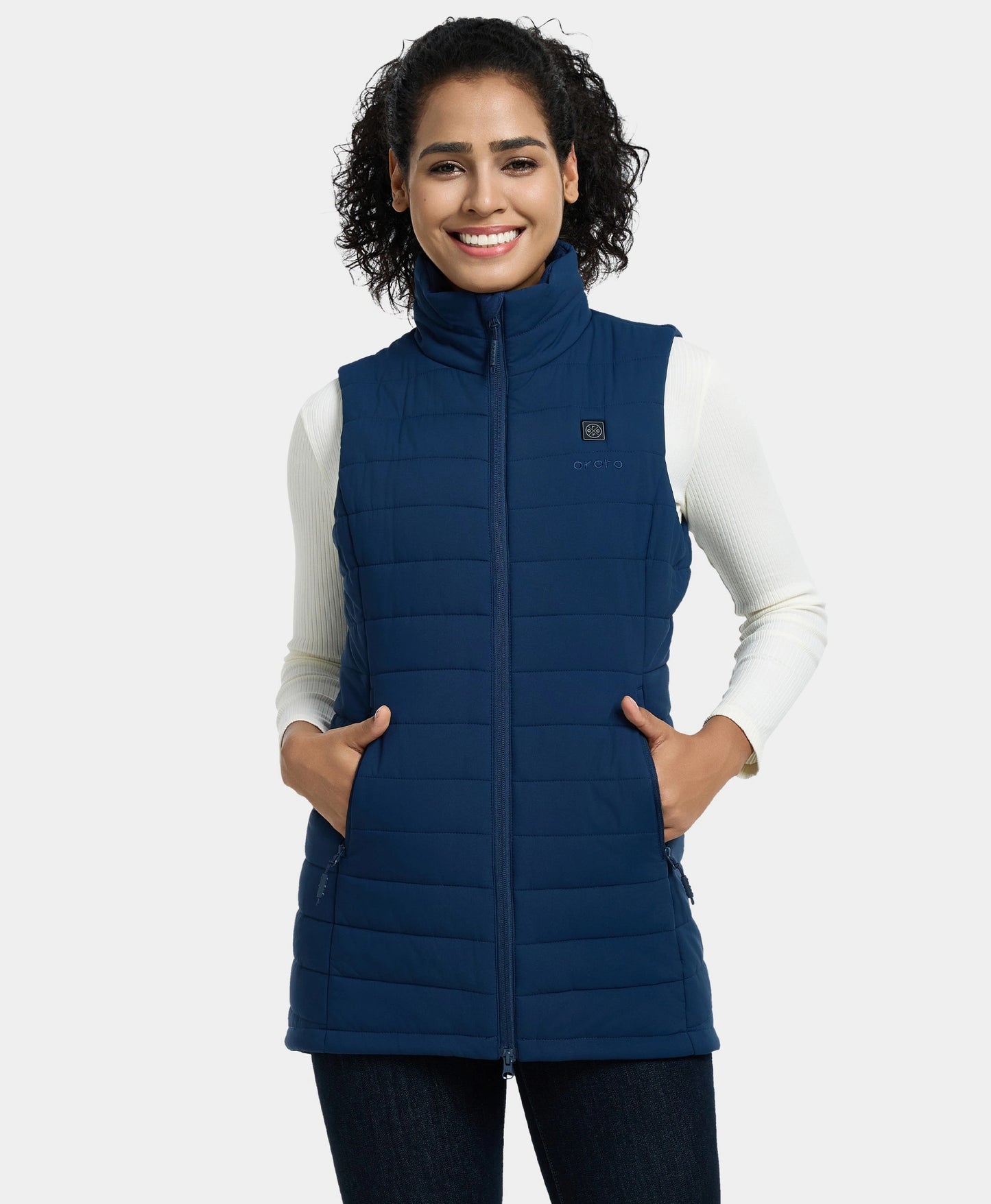 "Tribeca" Women's Heated Long Puffer Vest