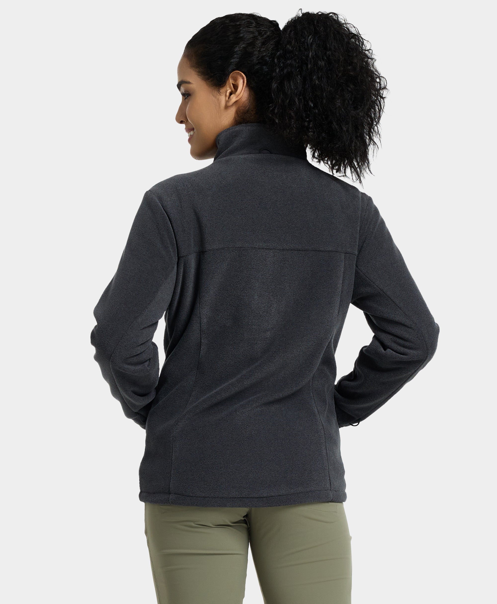 Heated fleece jacket women's on sale