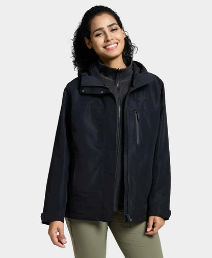 River Ridge Women's 3-in-1 Heated Jacket with Fleece Liner