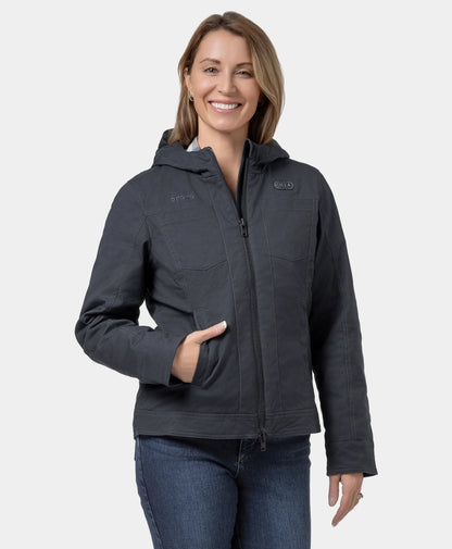 Cheyenne Women's 5-Zone Dual-Control Heated Canvas Jacket