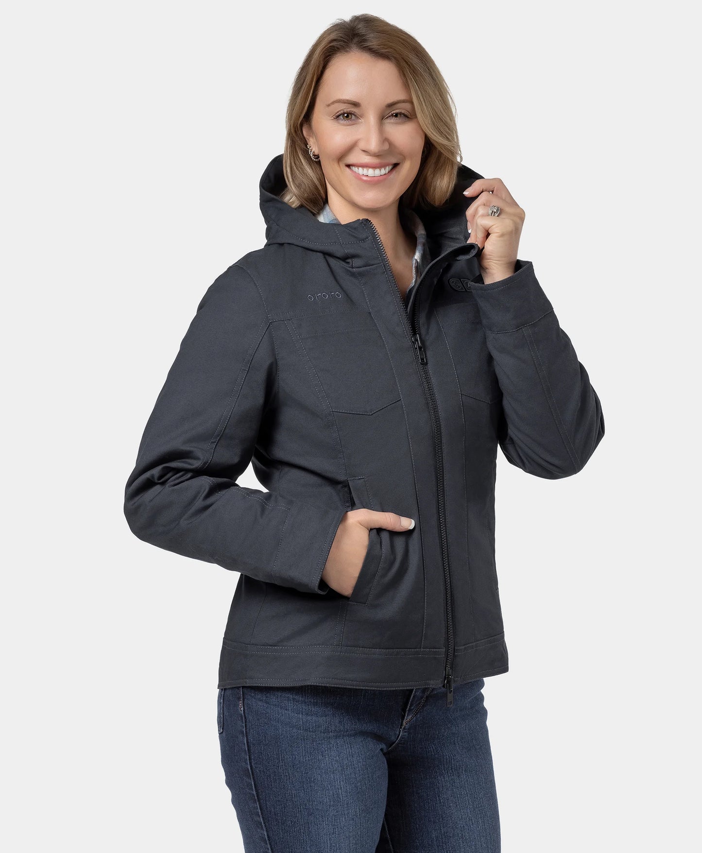 Cheyenne Women's 5-Zone Dual-Control Heated Canvas Jacket