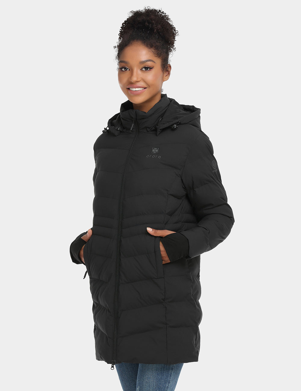 Women s Heated Puffer Parka Jacket THERMOLITE Insulated ororo