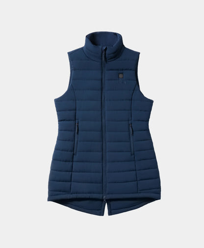 Women Heated Long Puffer Vest