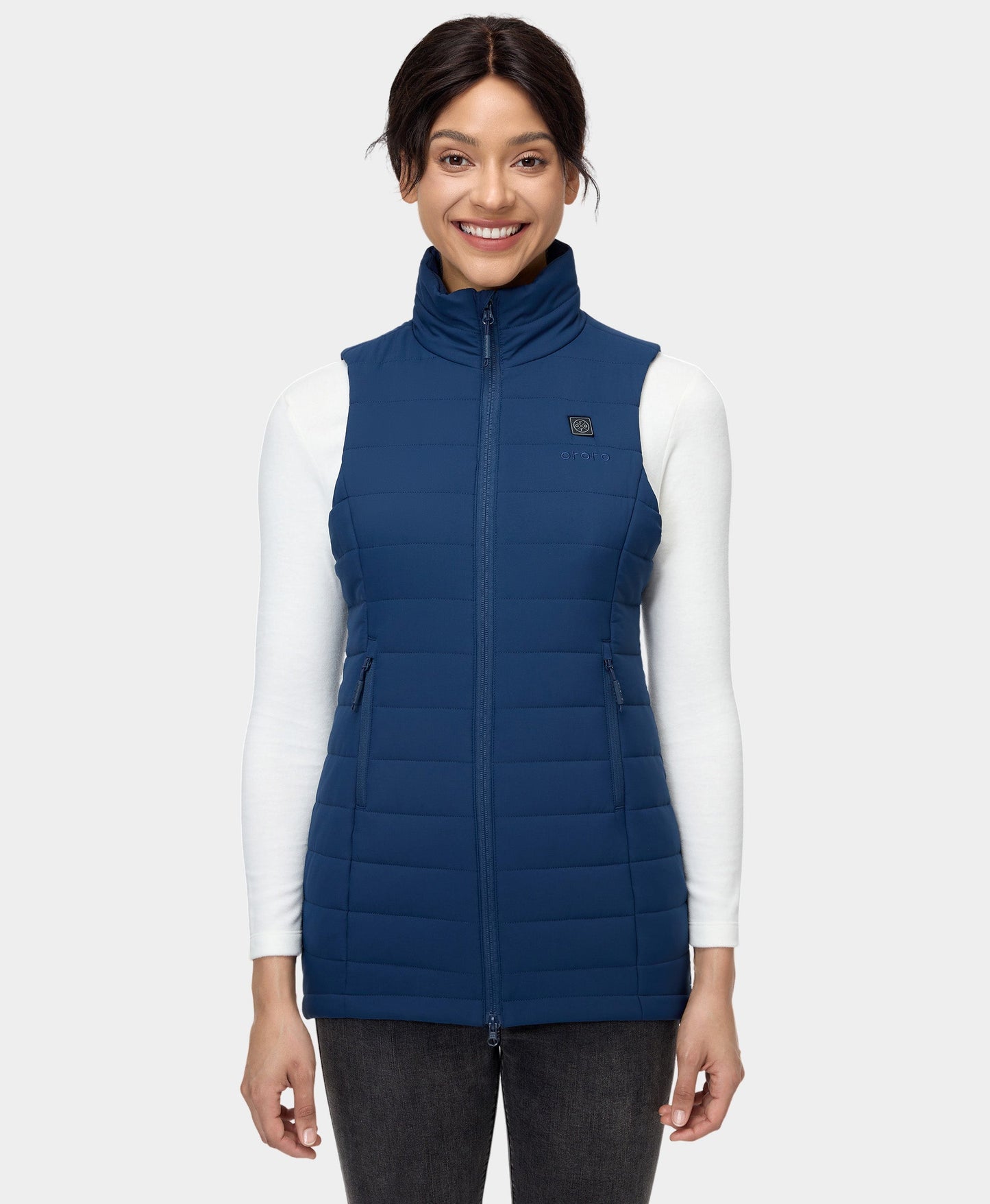 Women Heated Long Puffer Vest