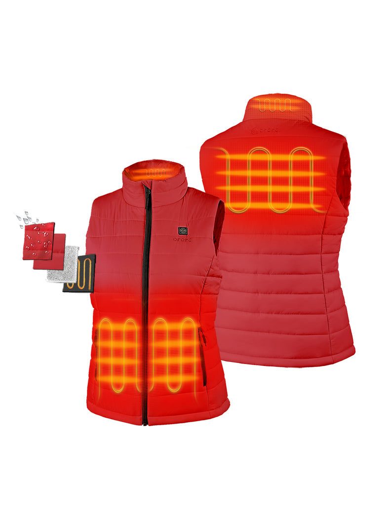 Women s Classic Heated Vest Apparel Only ororo