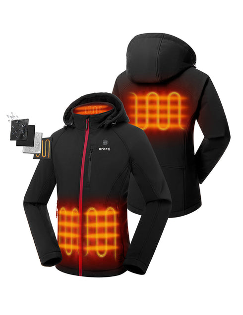 Four Heating Zones: left & right hand pockets, collar, and upper-back ,view 2