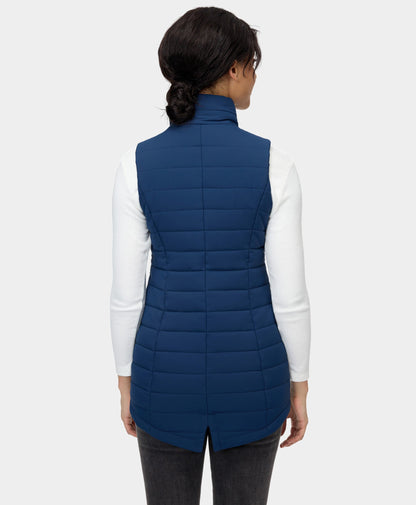 Women Heated Long Puffer Vest