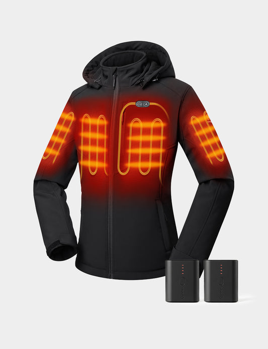 Women's Dual Control Heated Jacket & Extra Mini 5K Battery