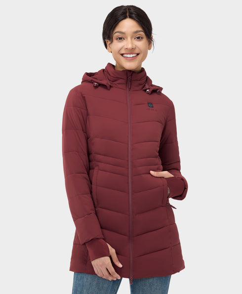 Women's Heated Puffer Parka Jacket