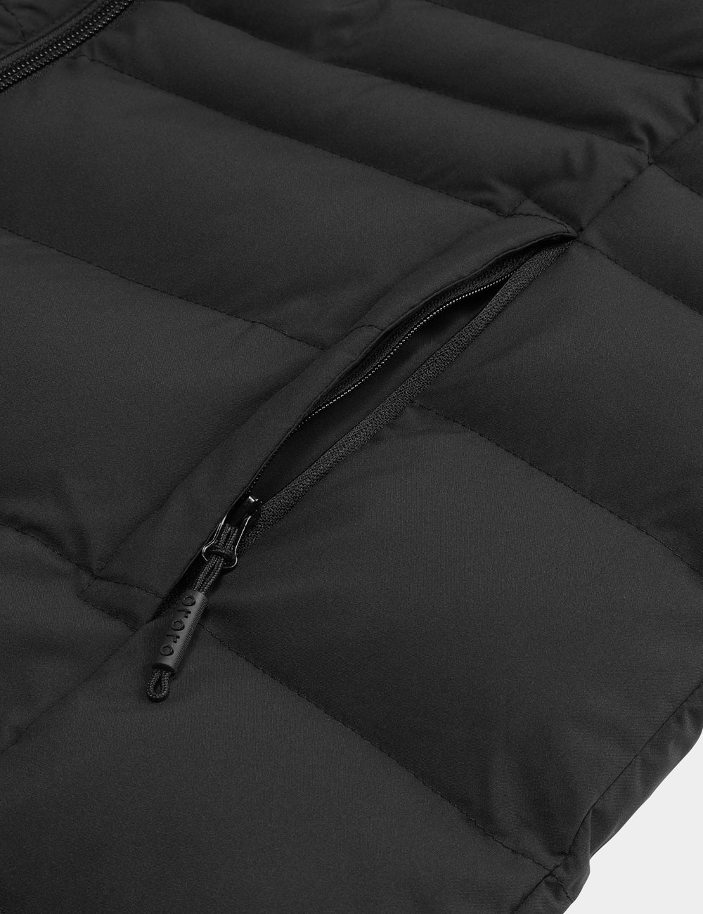 Zipper Hand Pocket - Neutral Black