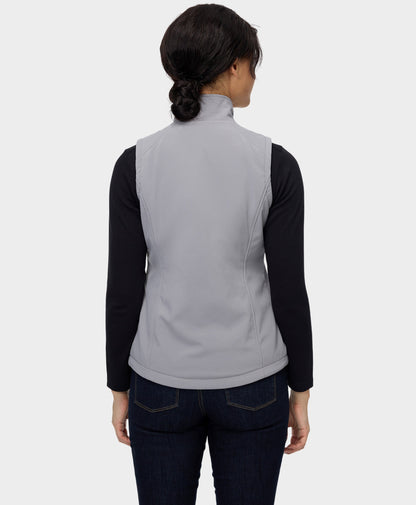 Women's Heated Softshell Vest - Lower Back Heating