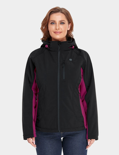 Women's Classic Heated Jacket - Black & Purple