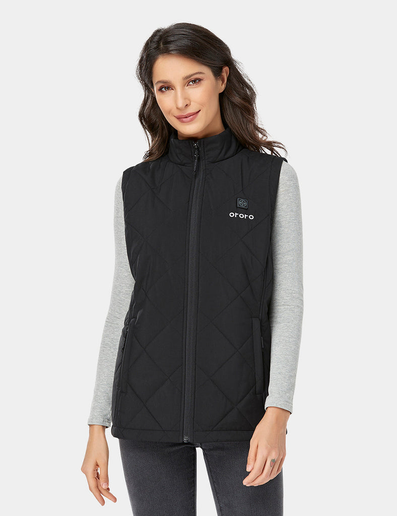 (Open-box) Women's Heated Quilted Vest (Battery Not Included) – ORORO